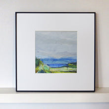 Load image into Gallery viewer, French Landscape II by Sarah Knight Art, mixed media landscape painting in bright colours