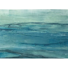Load image into Gallery viewer, Semi-abstract original oil painting of the winter sea by Sarah Knight