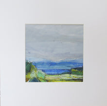 Load image into Gallery viewer, French Landscape II by Sarah Knight Art, mixed media landscape painting in bright colours