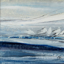 Load image into Gallery viewer, Mini original oil painting of the sea by Sarah Knight