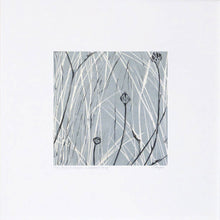 Load image into Gallery viewer, Linocut Triptych in Parma Gray by Sarah Knight