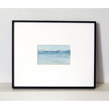Load image into Gallery viewer, Original oil painting by artist Sarah Knight in soft greens, blues and turquoise. Available framed or unframed.