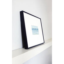 Load image into Gallery viewer, Original oil painting by artist Sarah Knight in soft greens, blues and turquoise. Available framed side