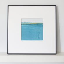 Load image into Gallery viewer, Landscape in Welsh Teal by Sarah Knight Framed