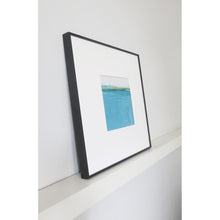 Load image into Gallery viewer, Landscape in Welsh Teal by Sarah Knight Black Frame

