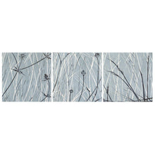 Load image into Gallery viewer, Linocut Triptych in Parma Gray by Sarah Knight