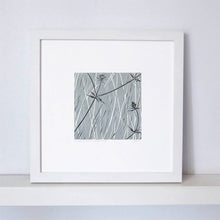 Load image into Gallery viewer, Linocut Triptych in Parma Gray by Sarah Knight