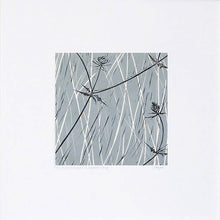 Load image into Gallery viewer, Linocut Triptych in Parma Gray by Sarah Knight