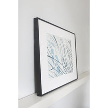 Load image into Gallery viewer, Denham Grasses in Stone &amp; Hague Blue by Sarah Knight Side
