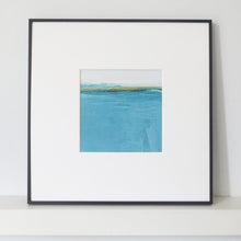 Load image into Gallery viewer, Landscape in Welsh Teal by Sarah Knight Framed
