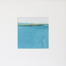 Load image into Gallery viewer, Landscape in Welsh Teal by Sarah Knight in Mount
